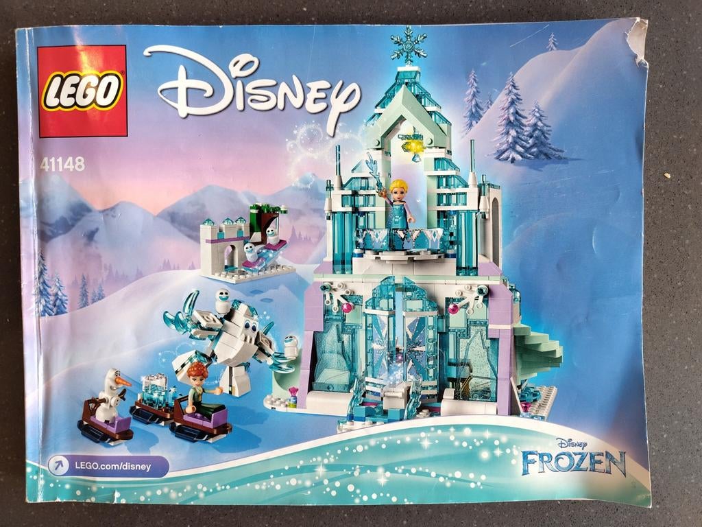 Lego Disney 41148 Elsa's magische ijspaleis, Ophalen of Verzenden, Zo goed als nieuw, Complete set, Lego