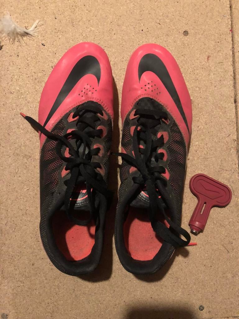 Spikes Nike Athletisme 43, Course à pied, Utilisé, Spikes, Enlèvement ou Envoi