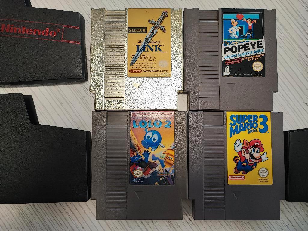 4 jeux Nes, Games en Spelcomputers, Games | Nintendo NES, Avontuur en Actie, Gebruikt, 2 spelers, Ophalen of Verzenden