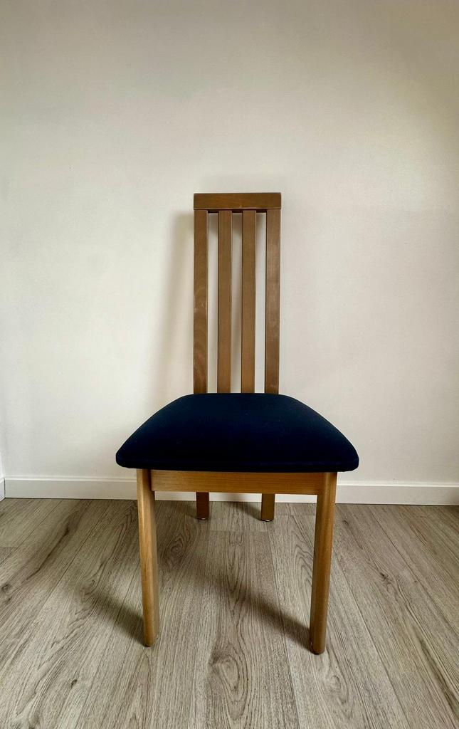Stoelen, Ophalen, Gebruikt, Blauw, Stof