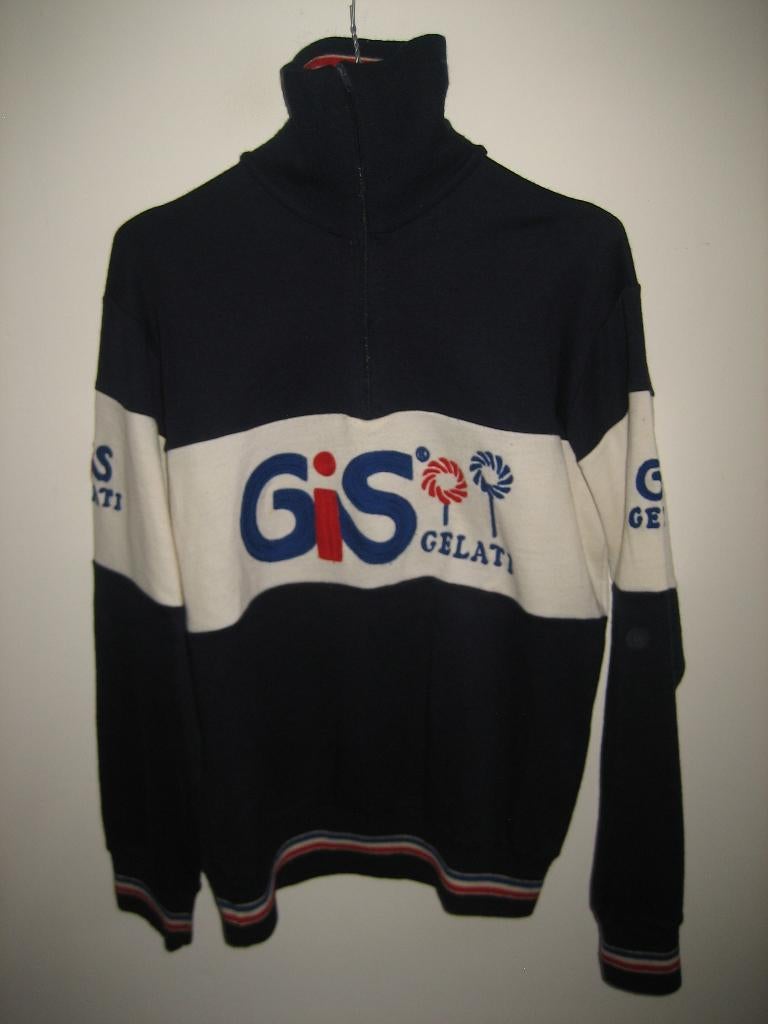 Gis gelati vintage 1980 trui wielerploeg maat 50, M/L, Gebruikt, M, Dames, Ophalen of Verzenden