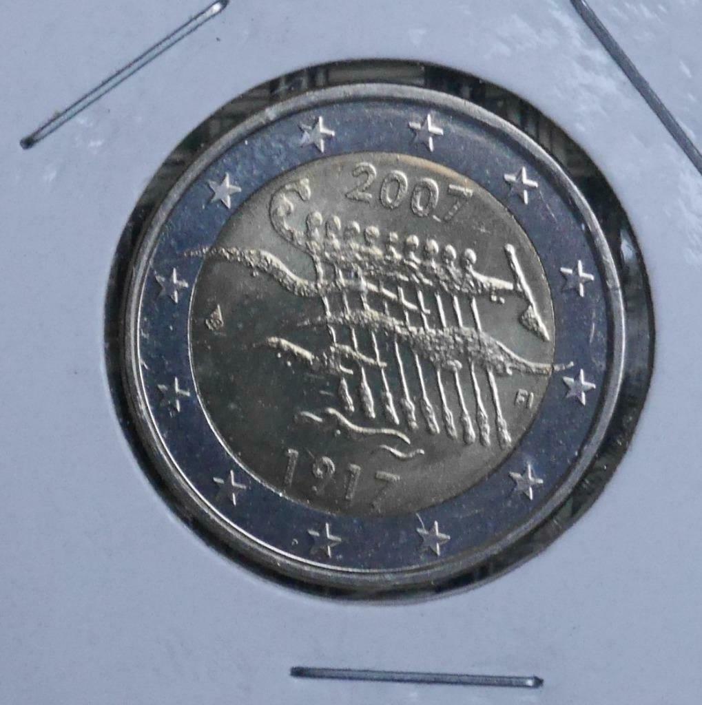 2 euro Finland 2007 UNC onafhankelijkheid, Ophalen of Verzenden, Finland, 2 euro, Setje