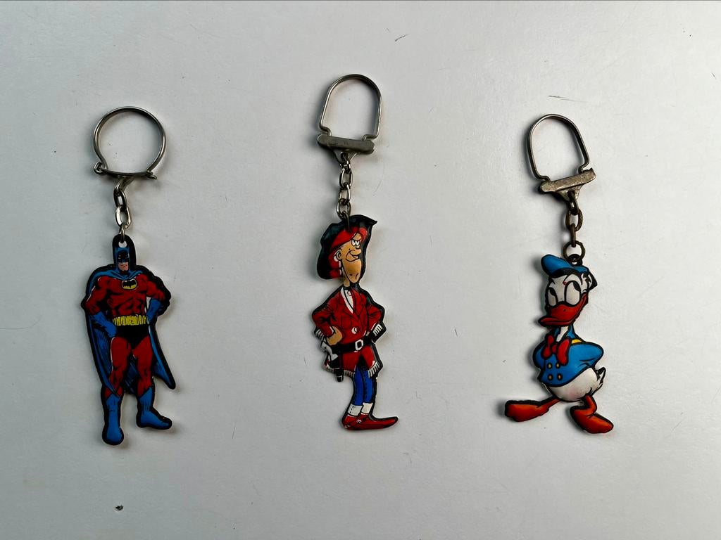 Vintage sleutelhangers figuren, Verzamelen, Ophalen of Verzenden, Zo goed als nieuw, Knuffel of Figuurtje