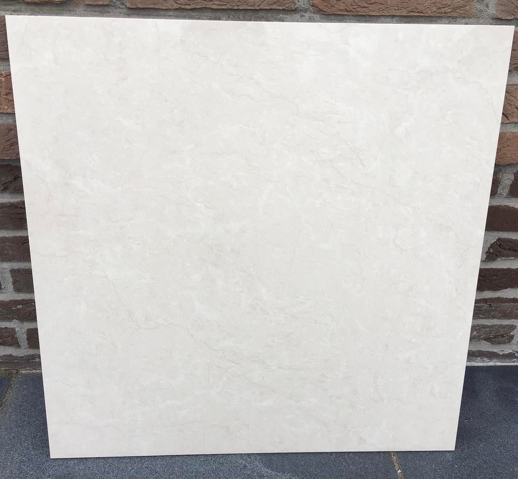Vloertegels 60x60 Hoogglans, 18m2 + Plinten, Ophalen, 60 cm of meer, Nieuw, 10 m² of meer