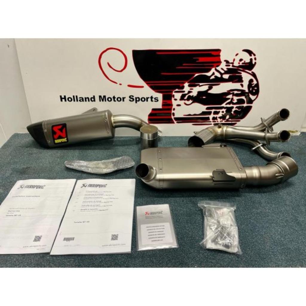 Yamaha MT-09 Akrapovic uitlaat uitlaatsysteem titanium mt09, Motoren, Ophalen of Verzenden, Nieuw