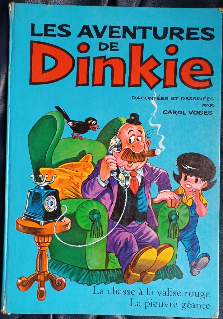 Les Aventures De Dinkie - Carol Voges, Gelezen, Eén stripboek, Ophalen of Verzenden, Carol Voges