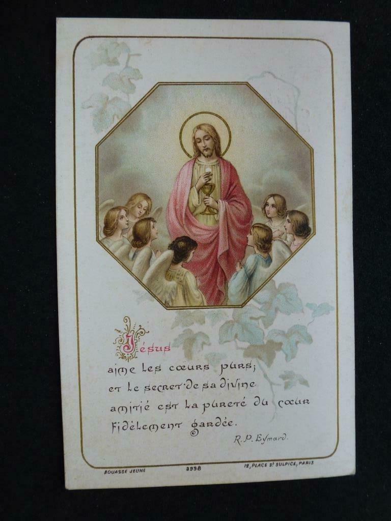 carte de prière  communion Robert de Bethune 1911, Collections, Envoi, Image pieuse