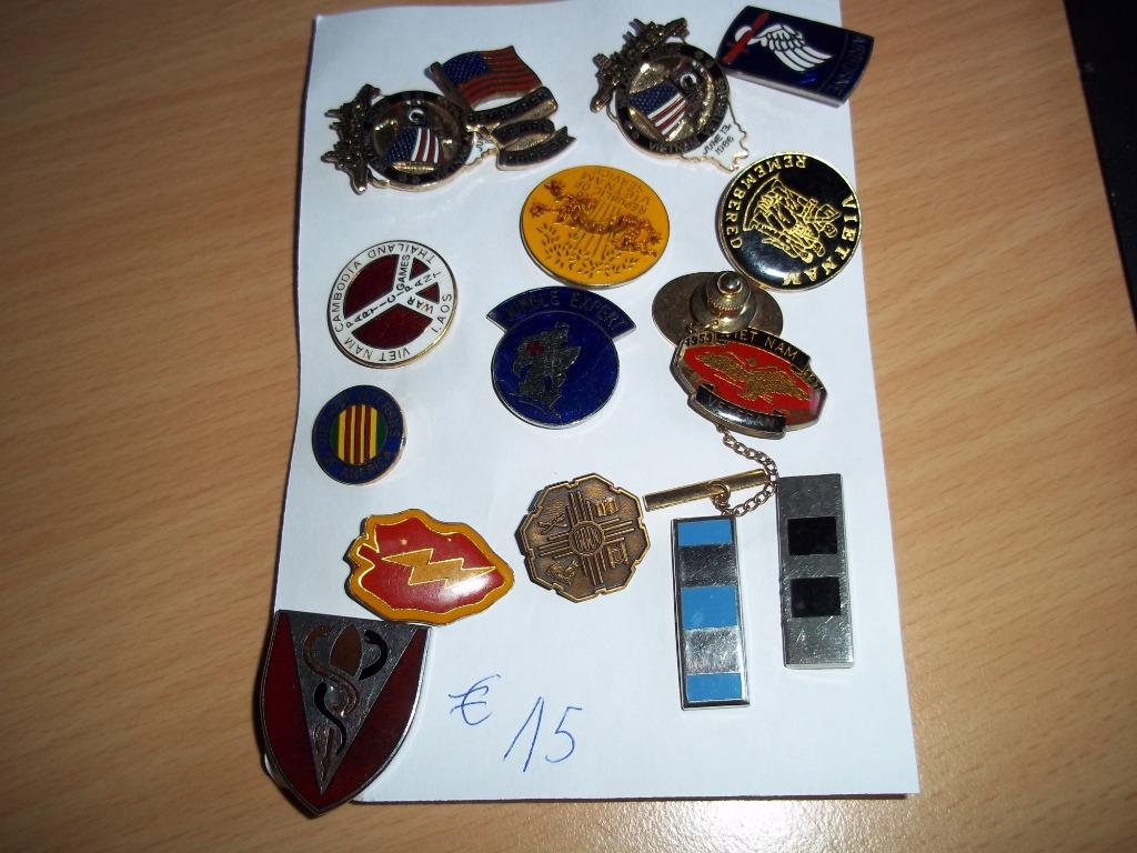 US Army badges, Enlèvement ou Envoi