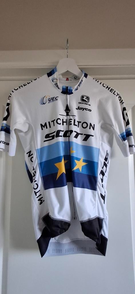 A vendre : maillot de cyclisme porté par le cycliste lui-mêm, Enlèvement ou Envoi