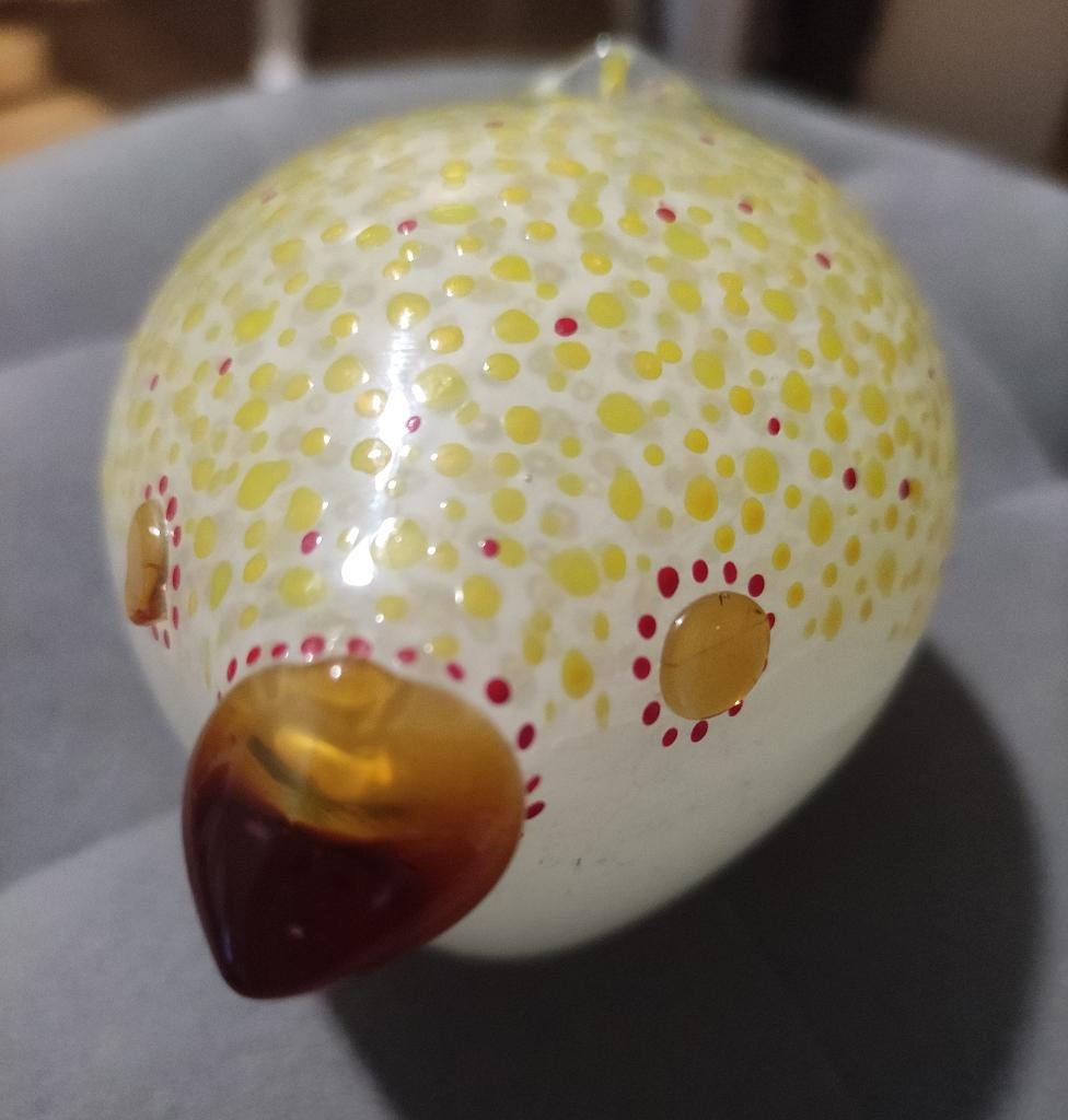 Presse-papier verre soufflé, Enlèvement