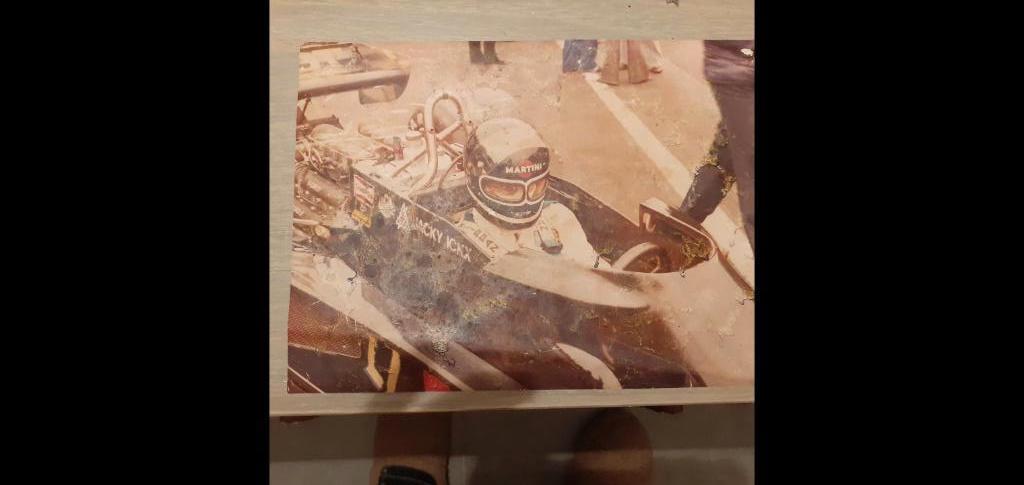 Ancienne photo Jacky Ickx, Collections, Enlèvement, Utilisé, Voitures
