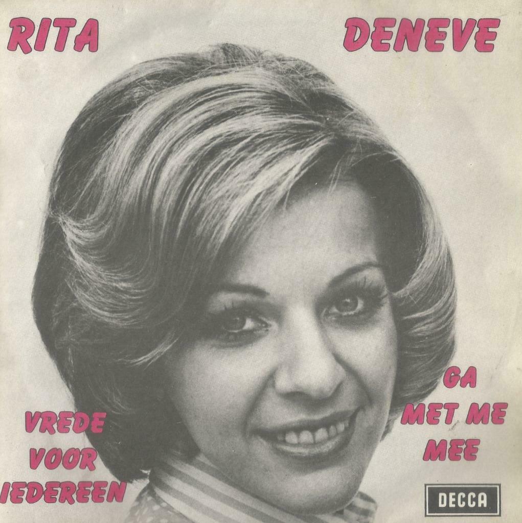 Rita Deneve – Vrede voor iedereen / Ga met me mee – Single, Gebruikt, 7 inch, Single, Ophalen of Verzenden