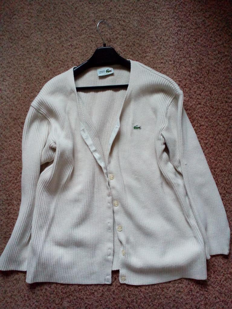 Lacoste-vest, Ophalen of Verzenden, Gedragen, Maat 38/40 (M), Grijs