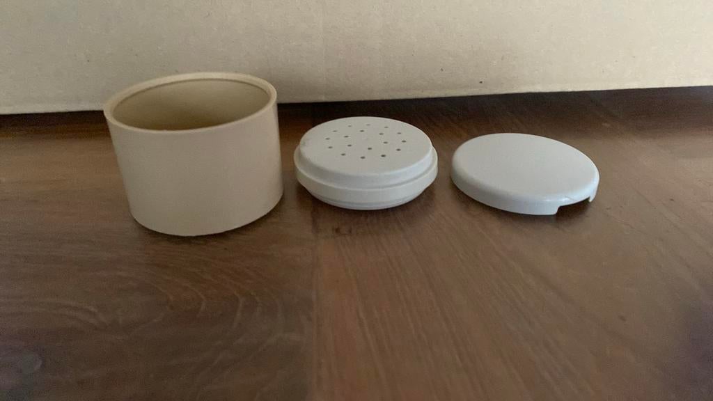 Tupperware kruidenpotje vintage met  deksel slechts 4,50€, Enlèvement, Utilisé