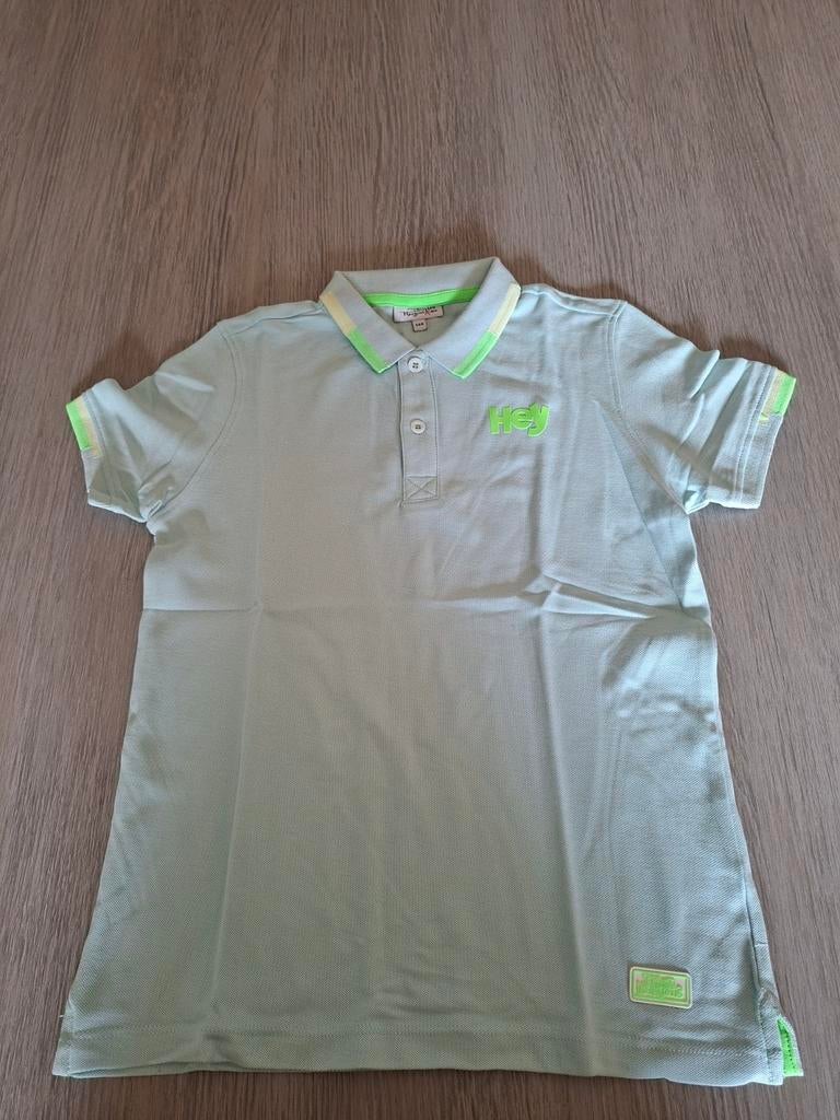 Licht groene polo Dylan Haegens jbc 140, Jongen of Meisje, Dylan Haegens jbc, Ophalen of Verzenden, Zo goed als nieuw