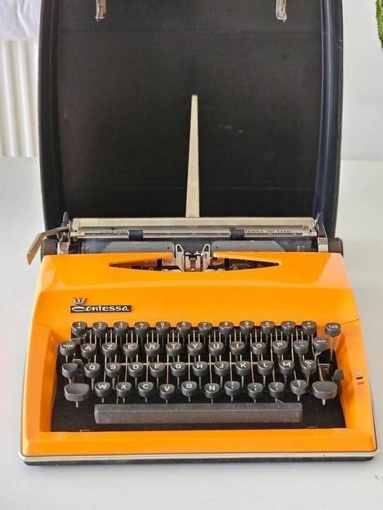 Vintage Adler Contessa de Luxe typemachine, Verzamelen, Ophalen