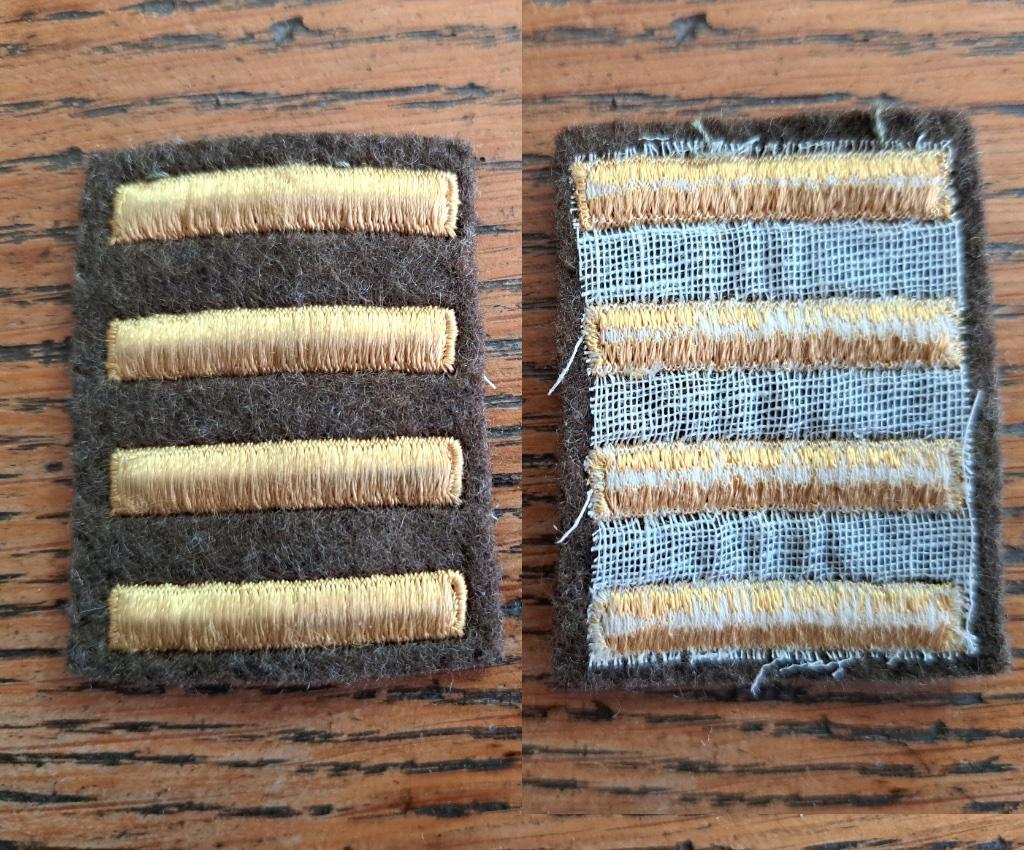 OVERSEAS SERVICE BARS - US WW2 ORIGINAL, Enlèvement ou Envoi, Armée de terre, Emblème ou Badge
