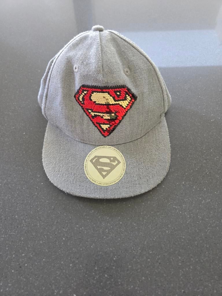 Pet Superman H&M - maat 110 - 128 - 5 a 8 jaar, Kinderen en Baby's, Kinderkleding | Petten en Hoeden, Gebruikt, Jongen of Meisje