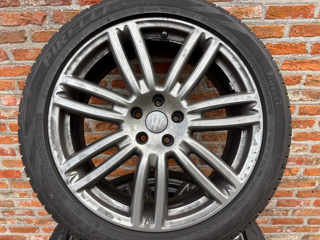Maserati winterbanden met velg 20 inch, Autos : Pièces & Accessoires, Pneus hiver, Enlèvement, 20 pouces, Jante(s)