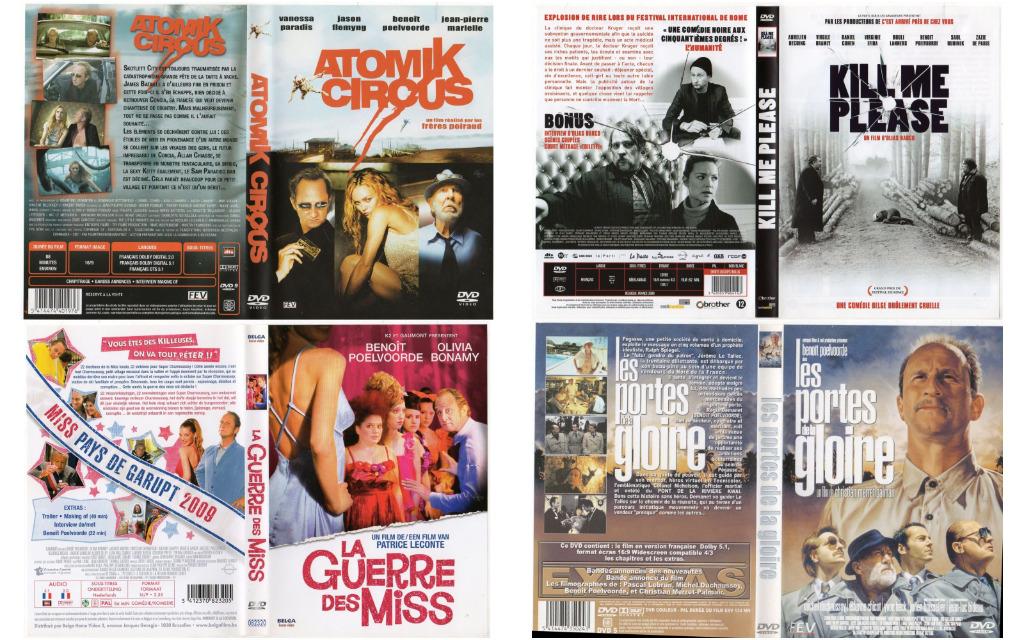 DVD_Benoit Poelvoorde_3 € pièce ou 10 € le lot, Ophalen of Verzenden, Zo goed als nieuw