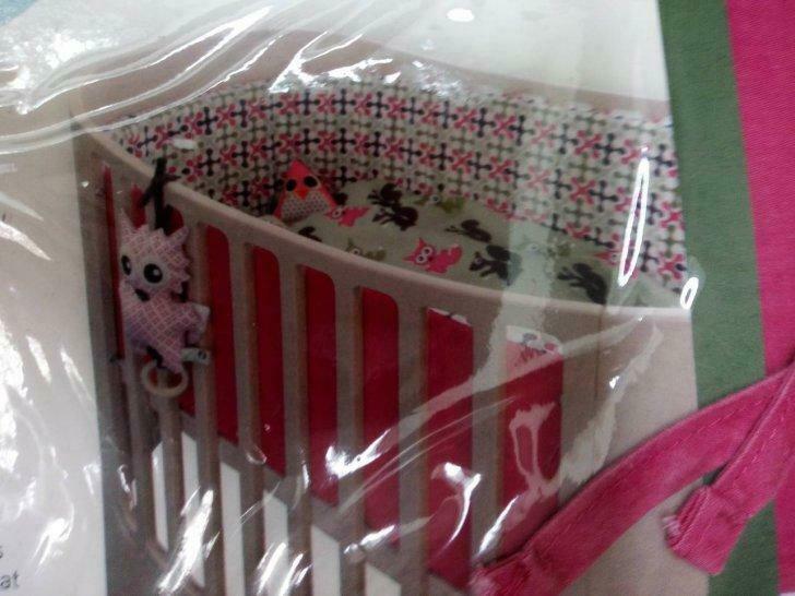 Donsovertrek + sloop voor babybed + bedbumper Silly, Ophalen of Verzenden, Gebruikt