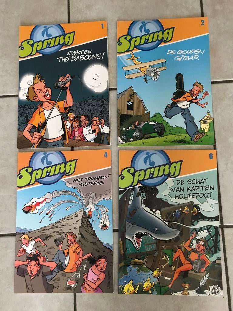 4 Strips Spring, Boeken, Ophalen of Verzenden, Zo goed als nieuw