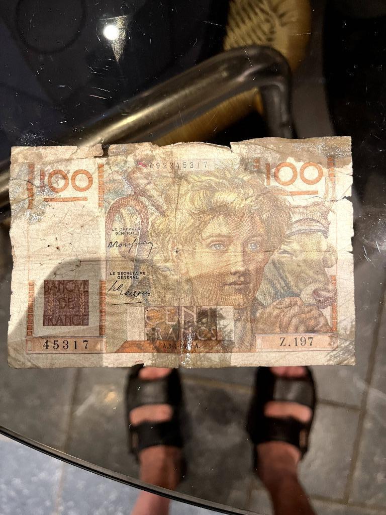 billet de banque français, Enlèvement ou Envoi, Billets de banque