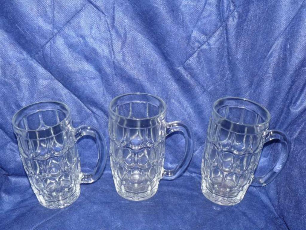 Glazen bierkruiken, Verzamelen, Ophalen of Verzenden, Gebruikt, Overige typen