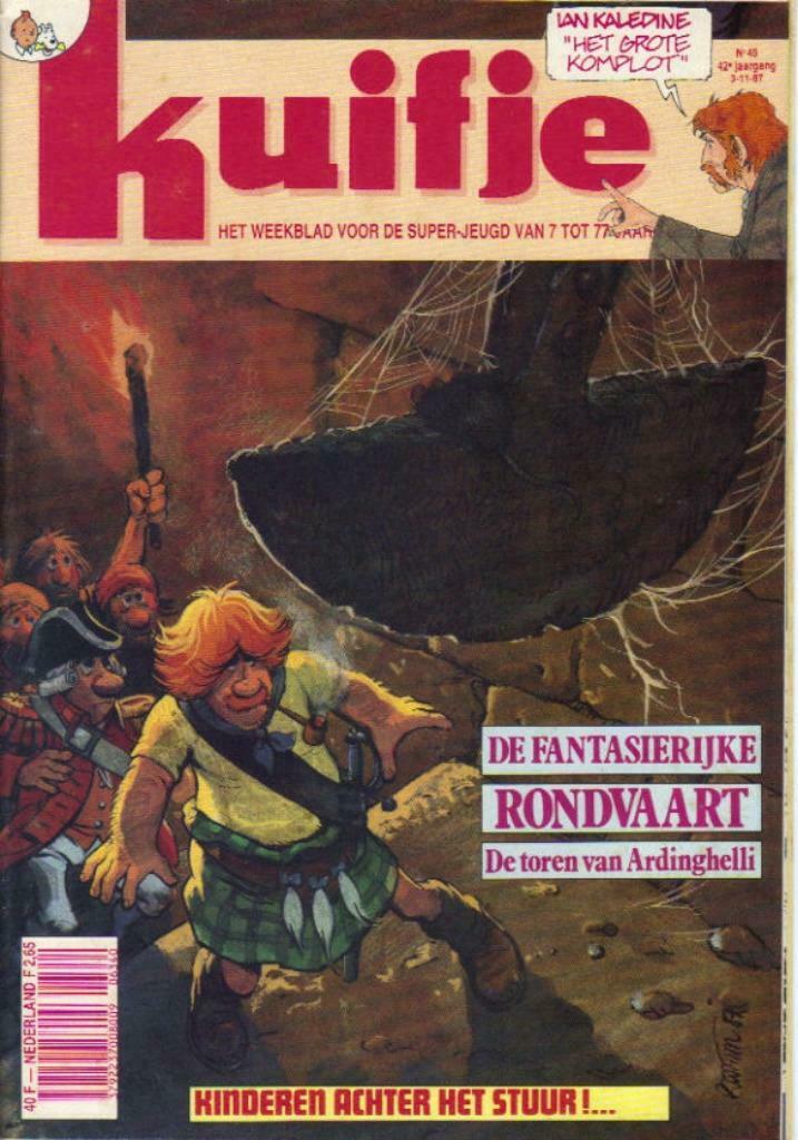 Weekblad Kuifje van 3-11-1987, 42ste Jaargang, Nummer 45, Europa, Ophalen of Verzenden, Meerdere comics, Gelezen