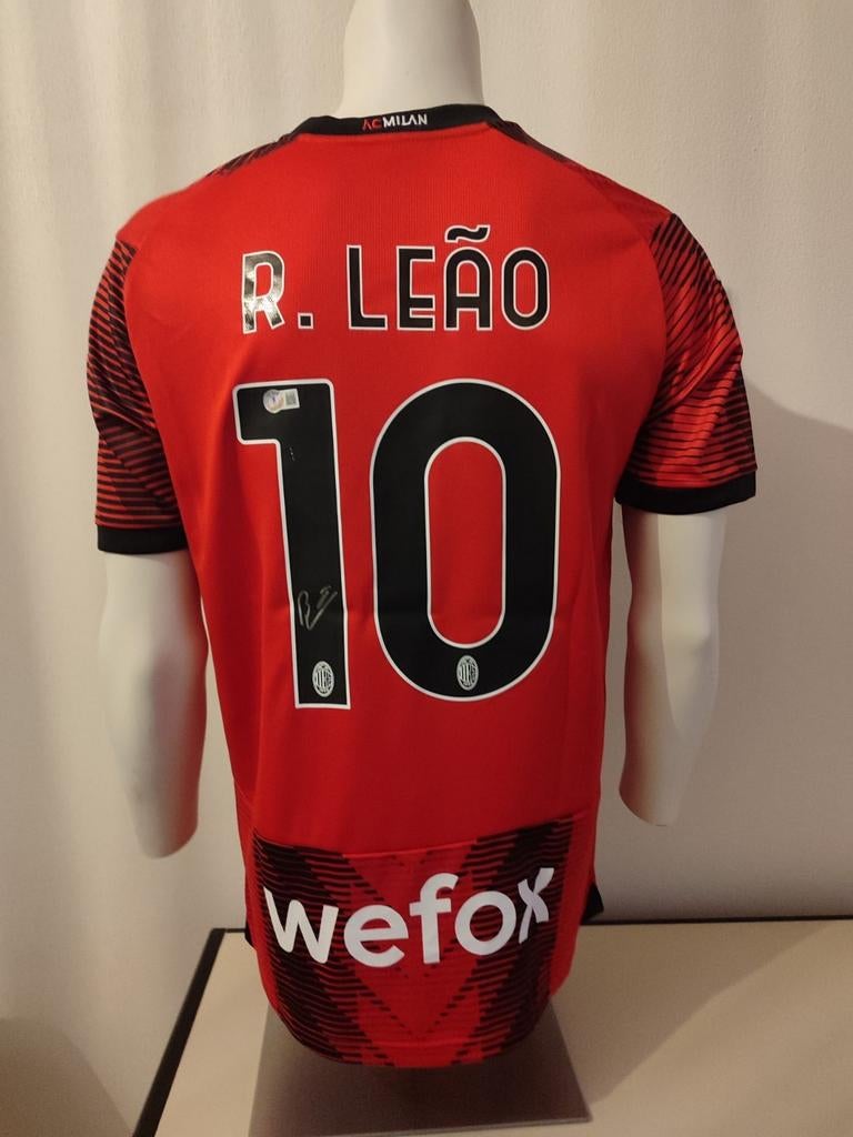 Rafael Leao gesigneerd AC Milan shirt met Beckett coa, Ophalen of Verzenden, Nieuw, Shirt