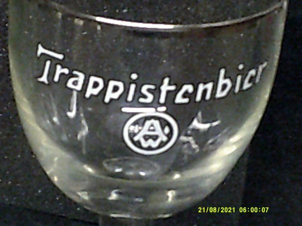 Bierglazen.Trappistenbier.Westmalle.Brouwerij Der Trappisten, Enlèvement ou Envoi, Utilisé, Verre ou Verres, Autres marques