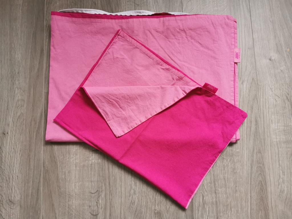 Dekbedovertrek Jollein babybed, Gebruikt, Meisje, Dekbedovertrek, Ophalen of Verzenden