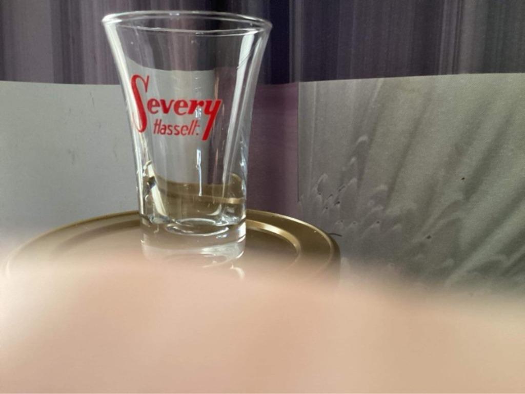 Severy Hasselt glaasje, Verzamelen, Ophalen of Verzenden, Zo goed als nieuw, Glas of Glazen, Overige merken
