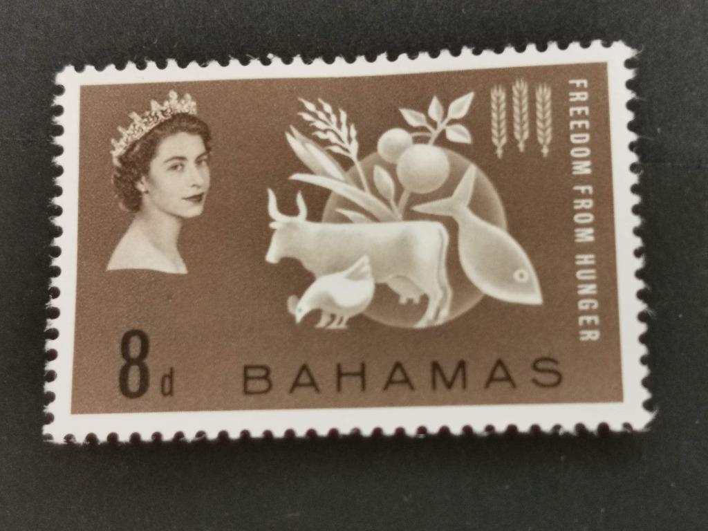 Bahamas 1963 - strijd tegen honger *, Ophalen of Verzenden, Postfris, Noord-Amerika
