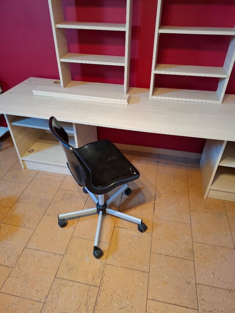 Bureau  stoel, Ophalen, Gebruikt, Zwart, Bureaustoel