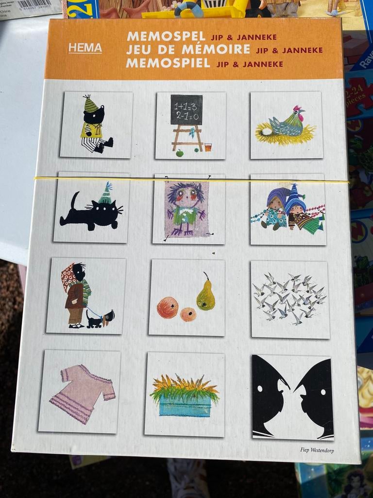 Memory - memospel Jip & Janneke, Kinderen en Baby's, Ophalen, Gebruikt