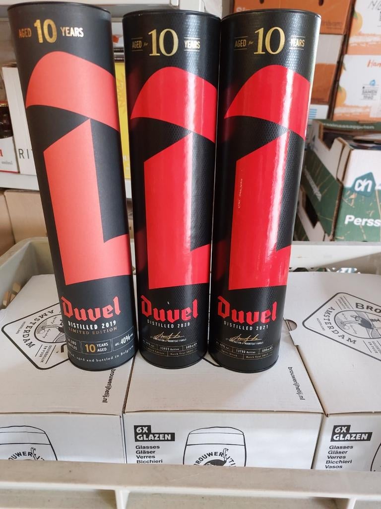 Duvel distiled  2019  2020  2021, Ophalen of Verzenden, Zo goed als nieuw, Duvel