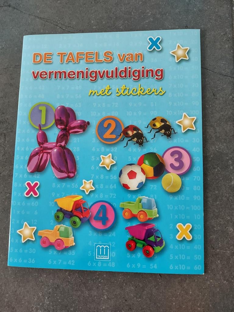 Nieuwe boek - de tafels van vermenigvuldiging (met stickers), Ophalen, Nieuw, Rekenen