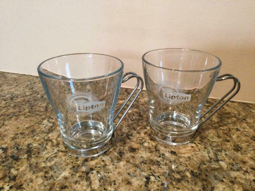 Tasses à thé, Enlèvement ou Envoi, Comme neuf, Verre, Tasse(s) et/ou soucoupe(s)