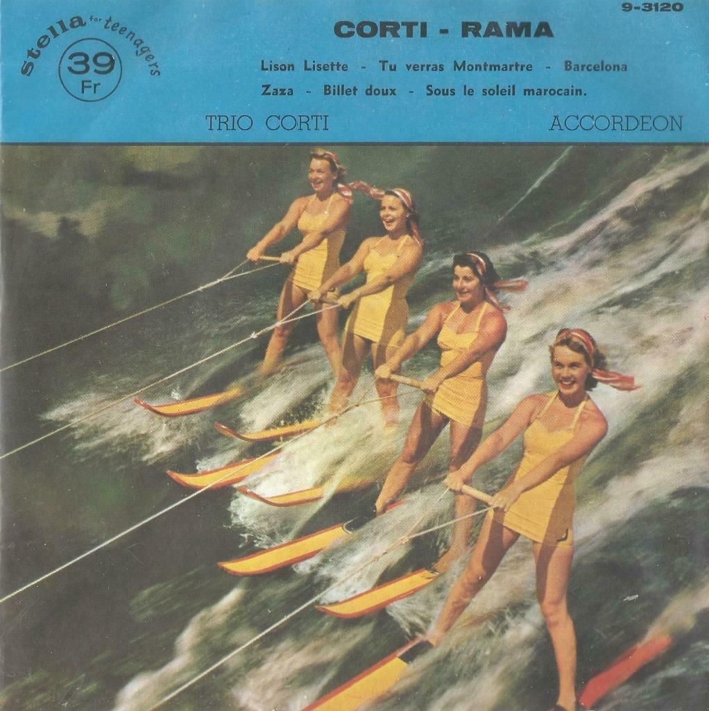 Trio Corti – Lison Lisette / Barcelona + 4 – Single - EP, Gebruikt, 7 inch, Single, Ophalen of Verzenden