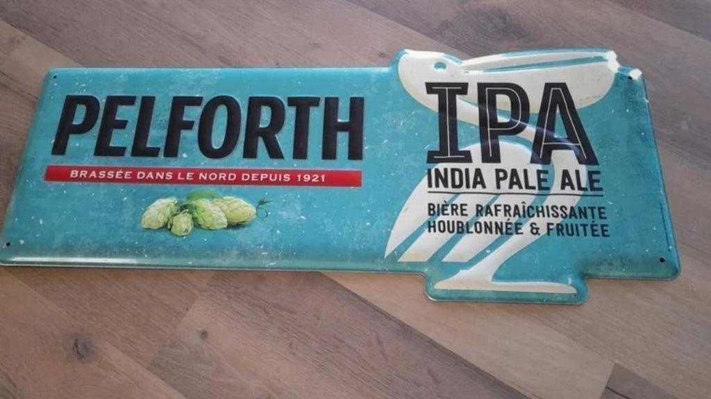 Reclamebord Pelforth Ipa, Verzamelen, Ophalen of Verzenden, Nieuw, Reclamebord, Plaat of Schild, Overige merken