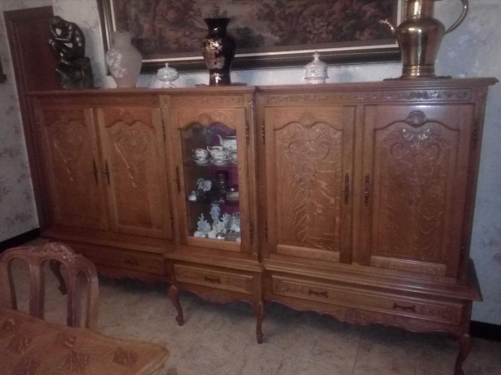 Louis XV eetkamer in volle eik, Ophalen, Zo goed als nieuw, Louis XV