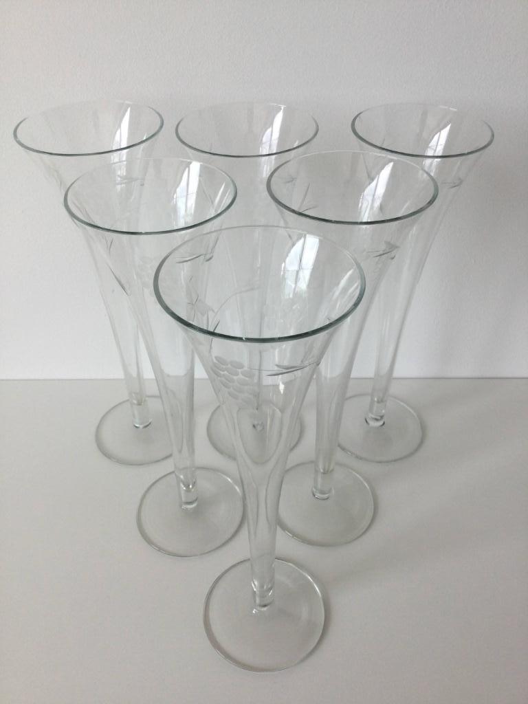 Flûte à Champagne Prosecco, Verre ou Verres, Comme neuf, Verre, Enlèvement