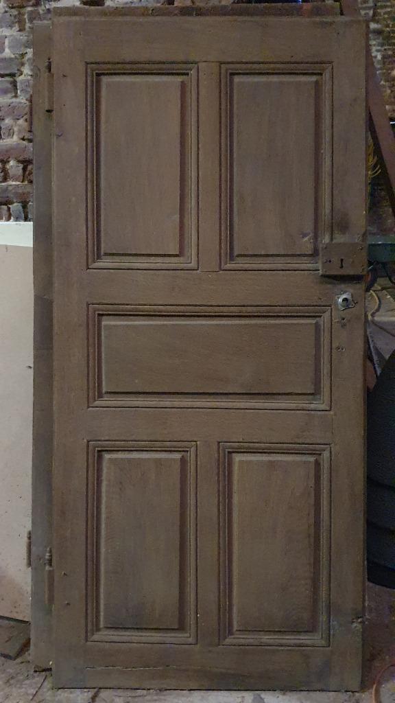 Portes anciennes en chêne, bon etat, Bricolage & Construction, Enlèvement, Bois