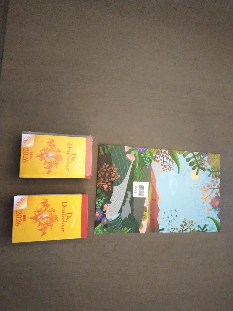 Kalender Druivelaar 5€/stuk - ophangplaatje 2€, Ophalen