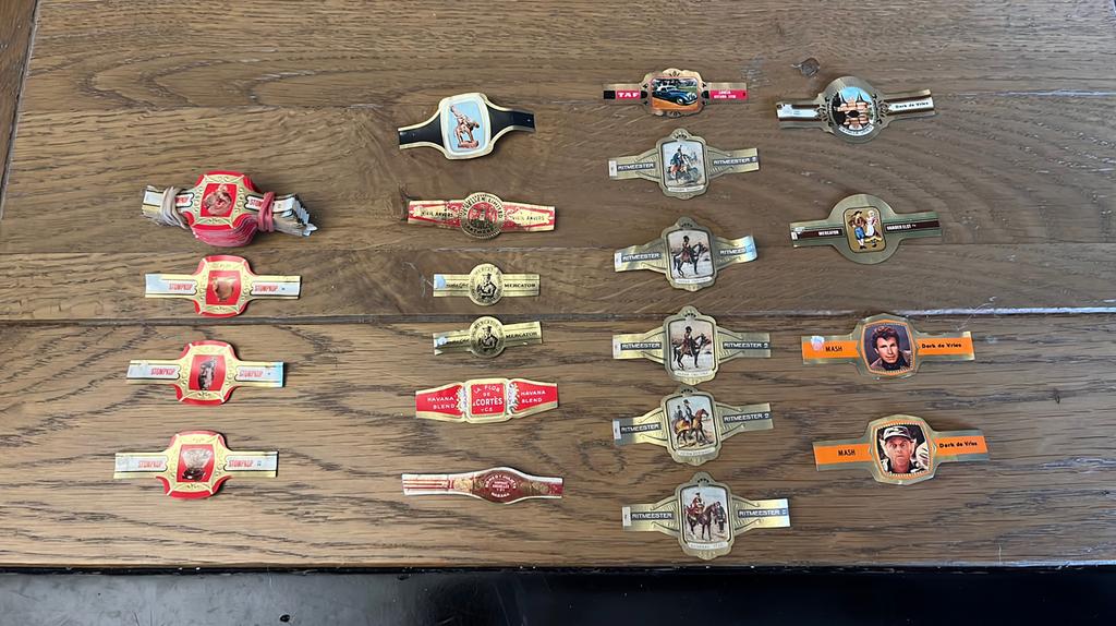 Lot sigarenbandjes, Verzamelen, Ophalen of Verzenden