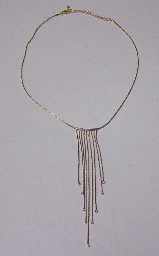 collier couleur or avec pompons, Neuf, Or, Envoi, Avec strass