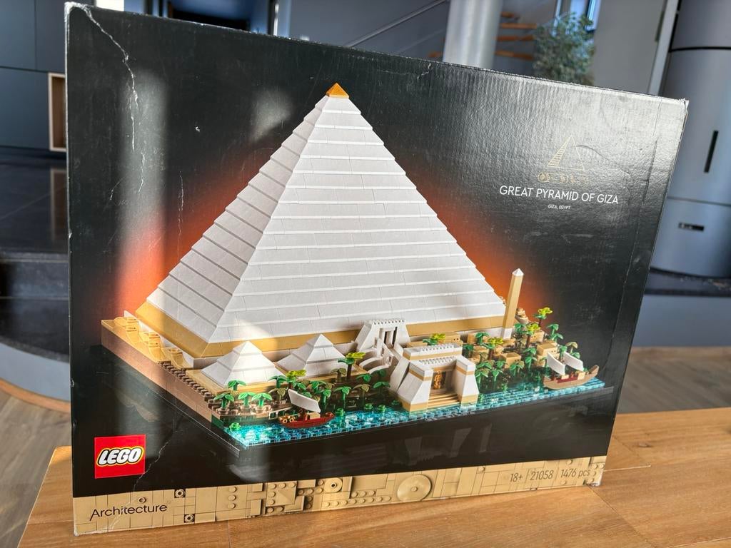 Lego 21058 Pyramid Giza, Ophalen, Zo goed als nieuw, Lego