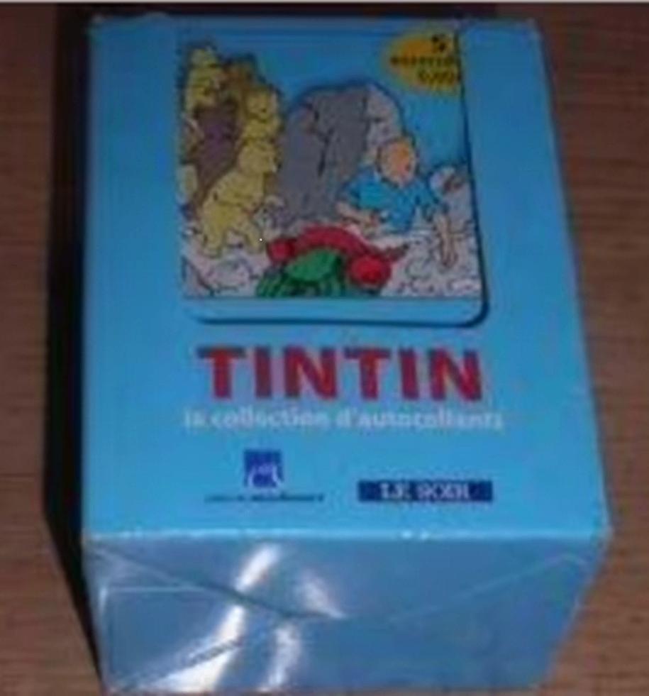 Vignettes autocollantes Tintin éditées par Le Soir (2013), Enlèvement ou Envoi, Tintin