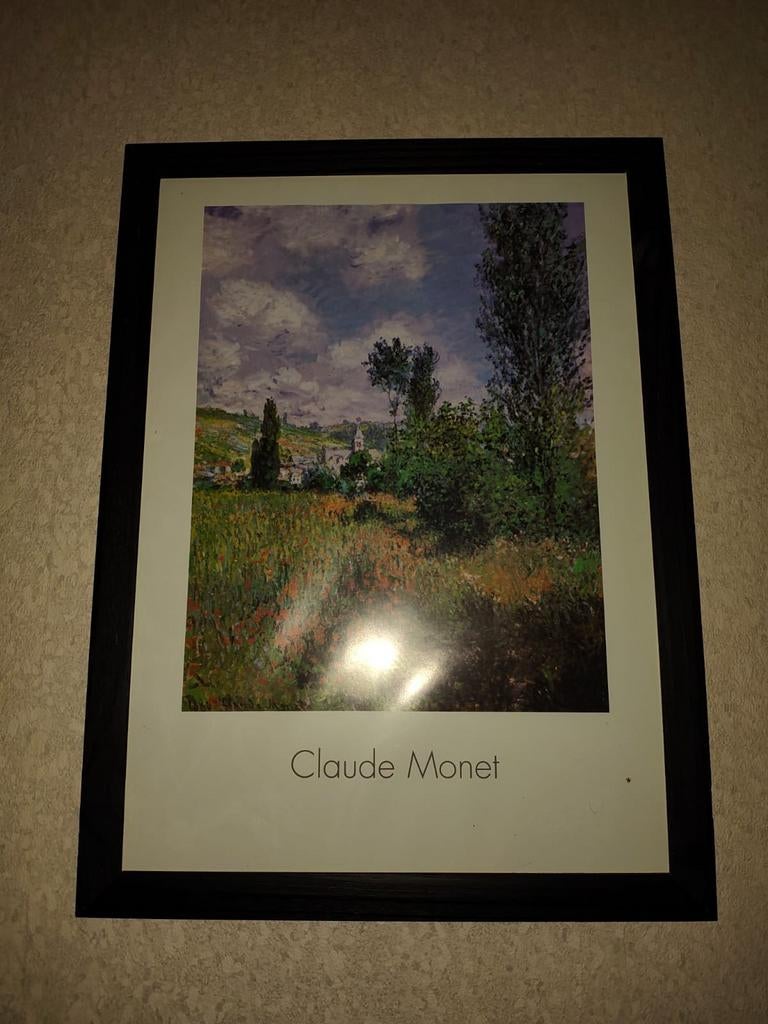 Kader View of Vétheuil - Claude Monet, Huis en Inrichting, Ophalen